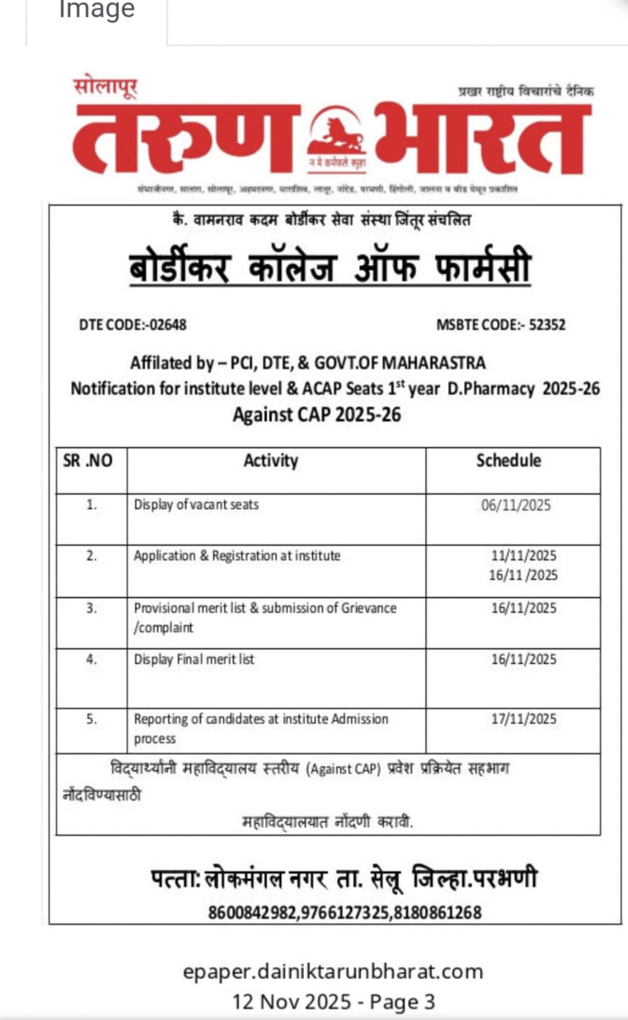 CAP ADMISSION 2025
